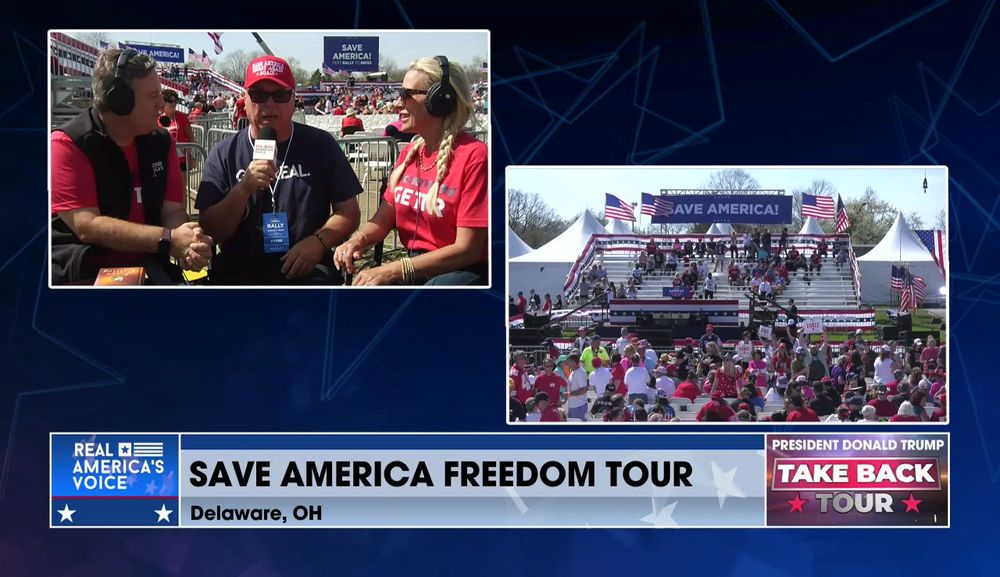 Donald J Trump Save America Rally In Delaware, OH Part 3
