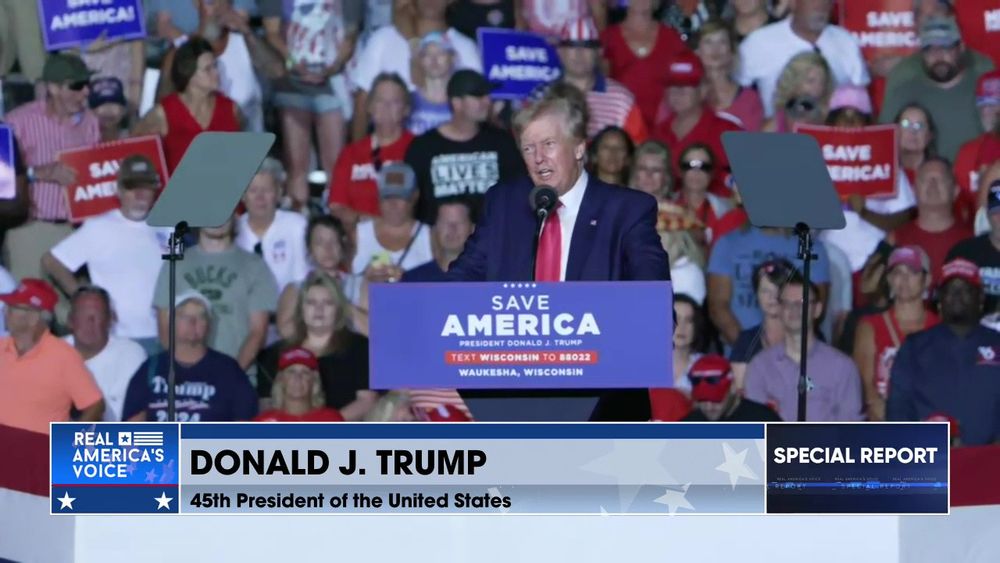 Donald J. Trump Save America Rally In Waukesha, WI Part 6