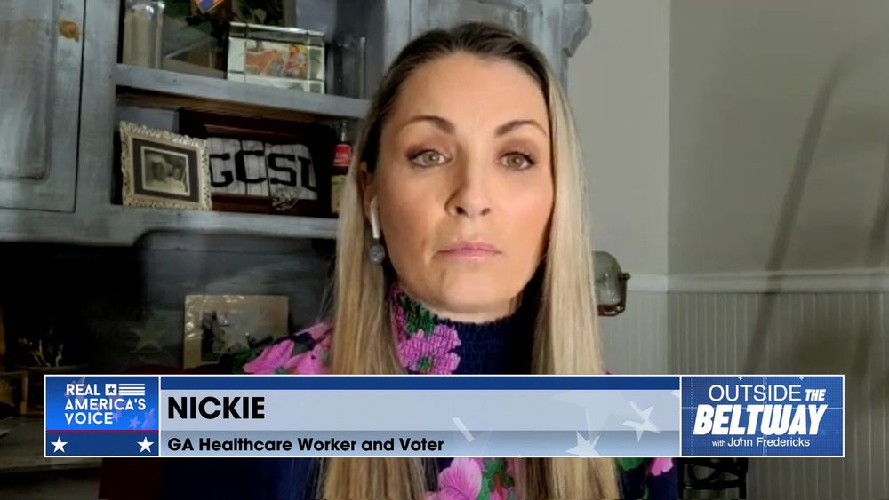 Nickie; GA Healthcare Worker Losing Her Job; Gov. Kemp Says "Find A New Job!"