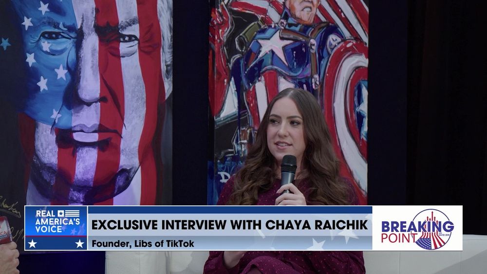 David Zere sits down at the America First Warehouse with Chaya Raichik, founder of Libs of TikTok