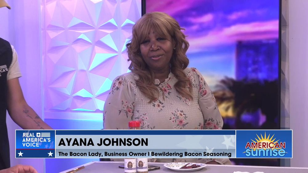 Real American Patriot, Ayana Johnson, Shows Off Her New Products For Bacon Gang