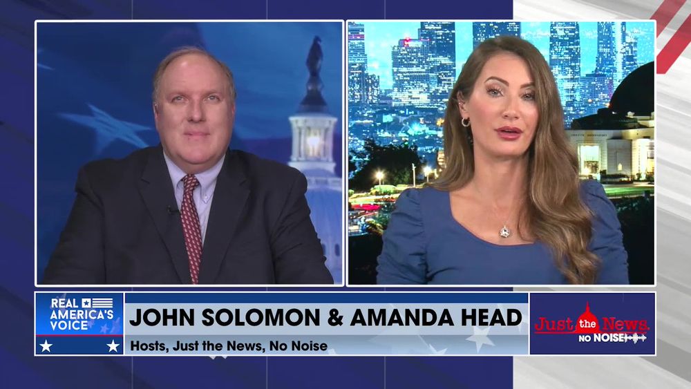 HOSTS JOHN SOLOMON AND AMANDA HEAD TALK ABOUT THE LATEST NEWS AND DISCUSS MORE BREAKING HEADLINES