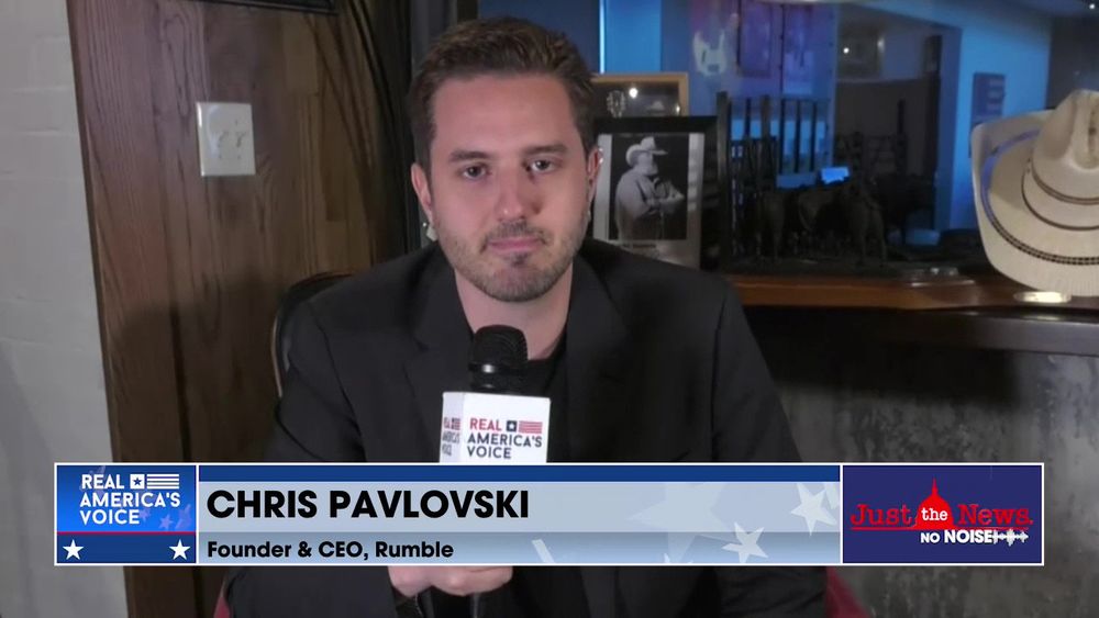 CHRIS PAVLOVSKI IS THE FOUNDER AND CEO OF RUMBLE AND HE TALKS ABOUT HIS SUCCESS TAKING ON BIG TECH