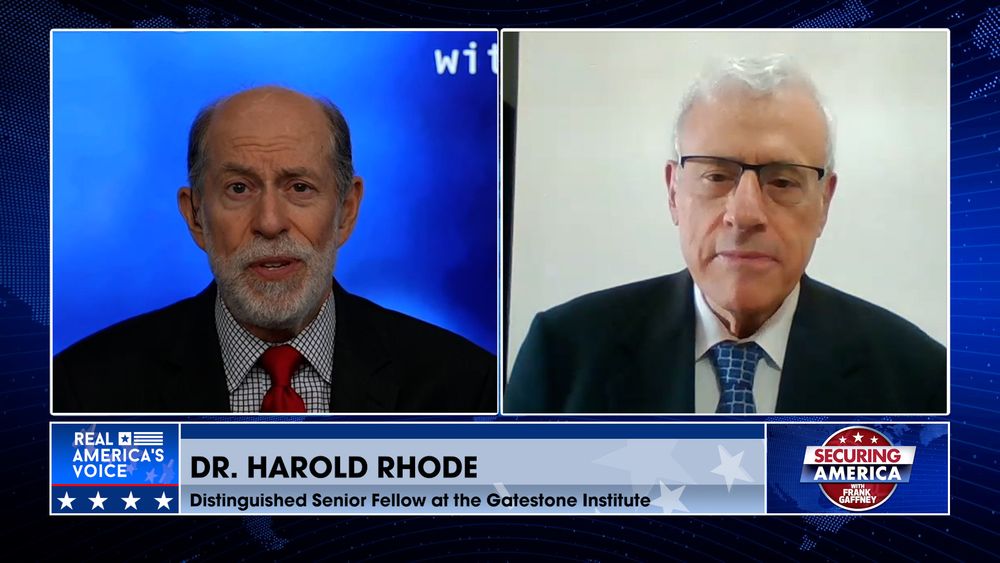 Frank Gaffney is joined by Dr. Harold Rhode Pt. 1