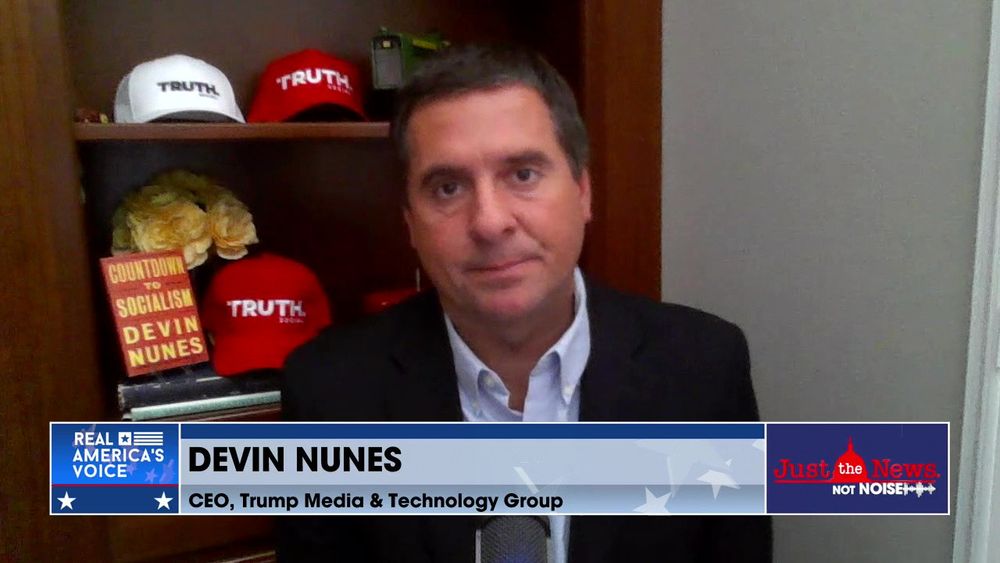 CEO of Trump Media & Technology Group Devin Nunes reacts to Governor Newsom joining Truth Social