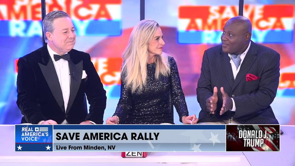Ed Henry, Karyn Turk, And Terrance Bates Kick Off the Save America Rally