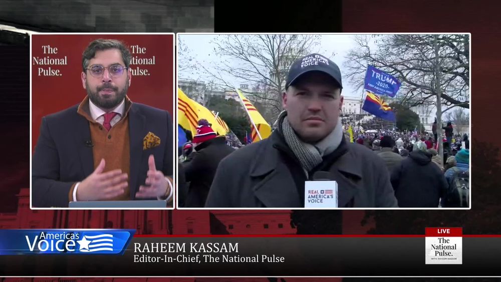 Raheem spends the whole show covering the Saving America protest, with live and breaking coverage.