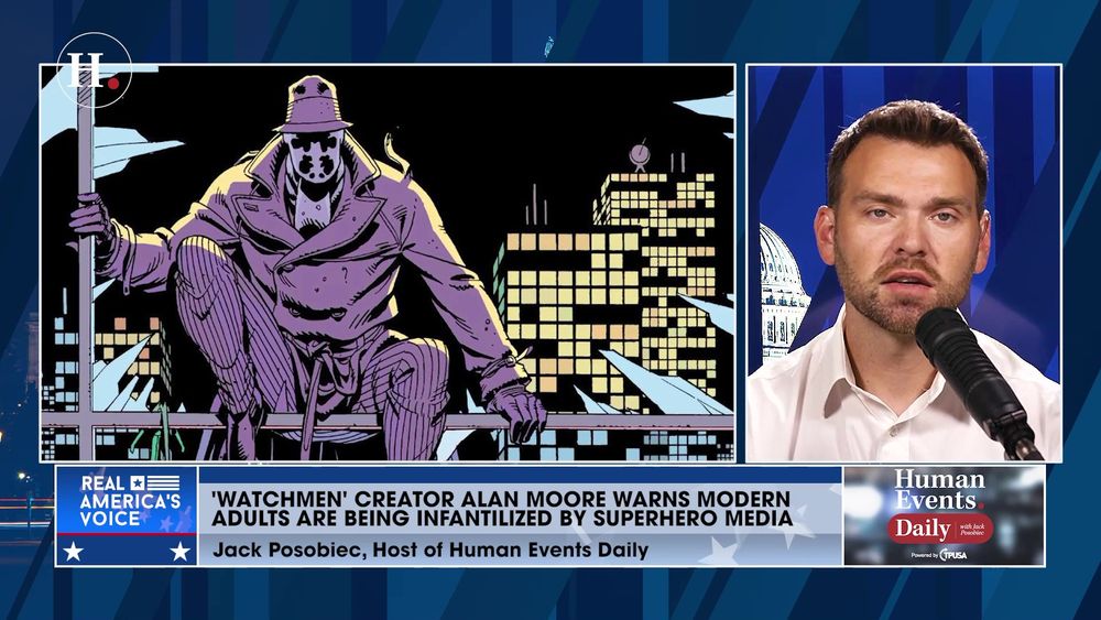 'WATCHMEN' CREATOR ALAN MOORE WARNS MODERN ADULTS ARE BEING INFANTILIZED BY SUPERHERO MEDIA
