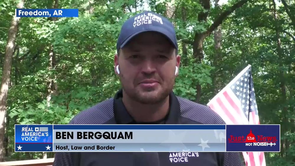 Host of "Law and Border," on RAV, Ben Bergquam shows Amanda exclusive footage at the border wall