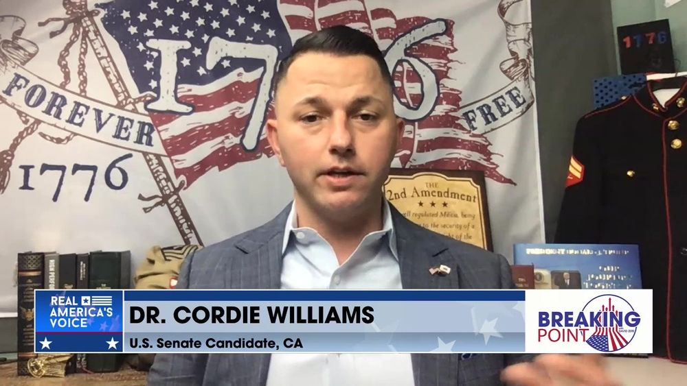 David Zere Is Joined By CA Candidate For U.S. Senate, Dr. Cordie Williams