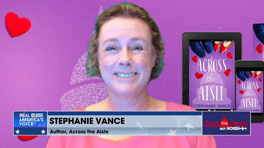 Author Stephanie Vance, tells John and Amanda want inspired her to write, 'Across the Aisle'