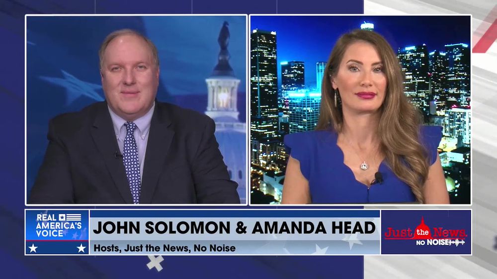 CO-HOSTS JOHN SOLOMON AND AMANDA HEAD DISCUSS THE LATEST HEADLINES AND BREAKING NEWS OF TODAY