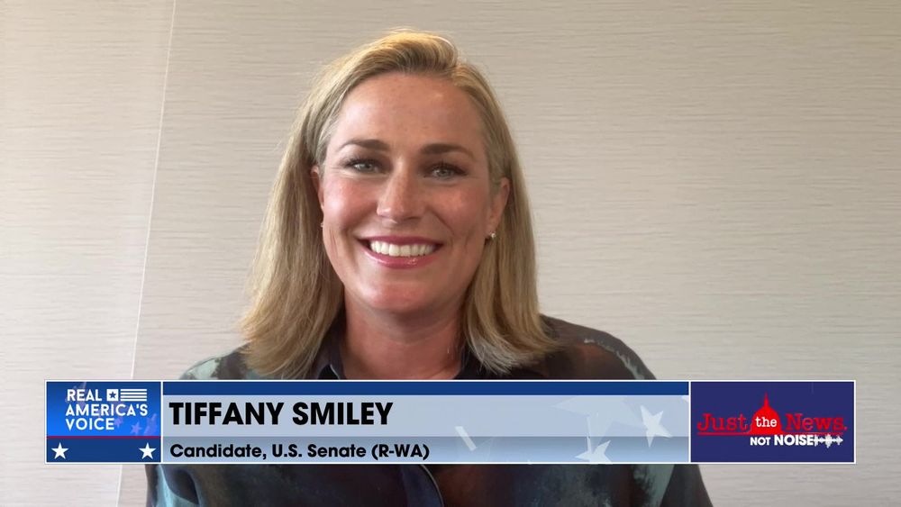 GOP candidate Tiffany Smiley talks about her campaign for U.S. Senate in the State of Washington