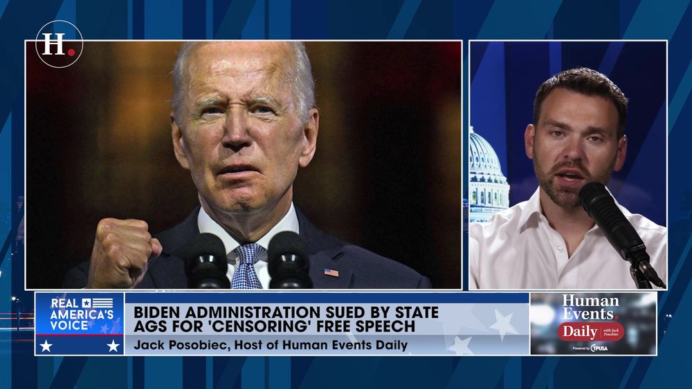 BIDEN ADMINISTRATION SUED BY STATE AGS FOR 'CENSORING' FREE SPEECH