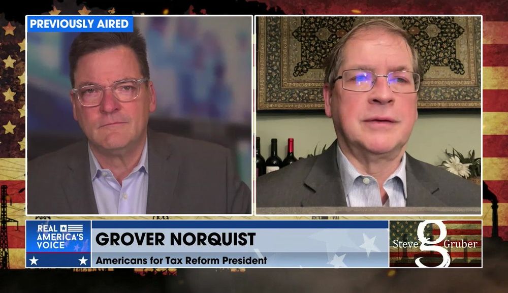 GROVER NORQUIST DISCUSSES HOW THE GOVERMENT SAYS WE ARE RUNNING OUT ENERGY