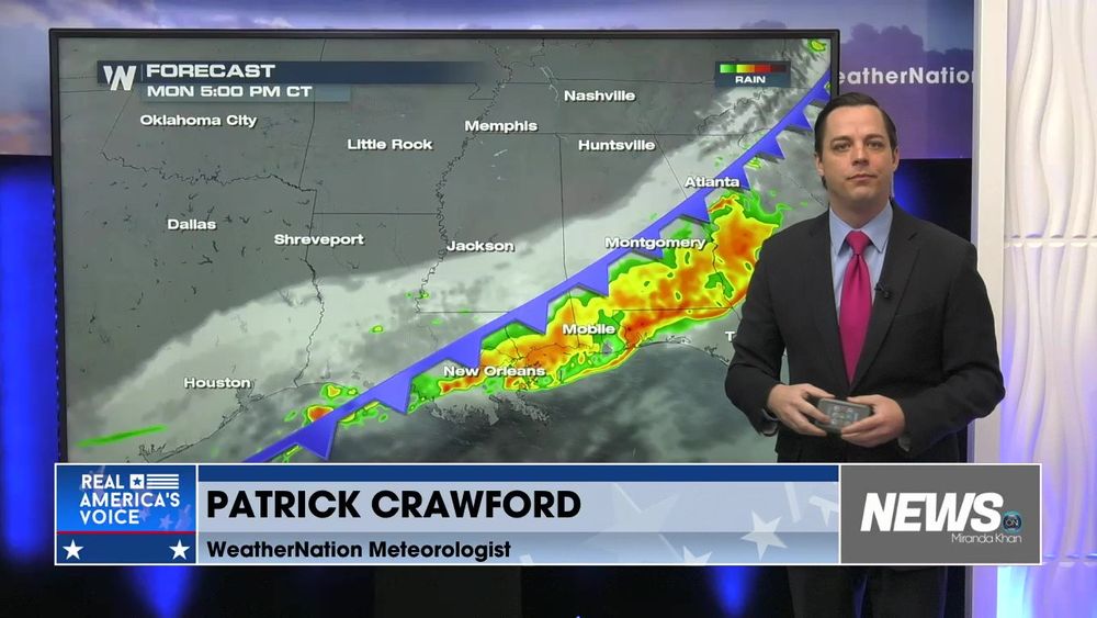 A Look At Today’s Nationwide Forecast With Patrick Crawford