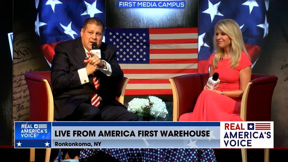Q & A's with David Zere and Monica Crowley at the America First Warehouse