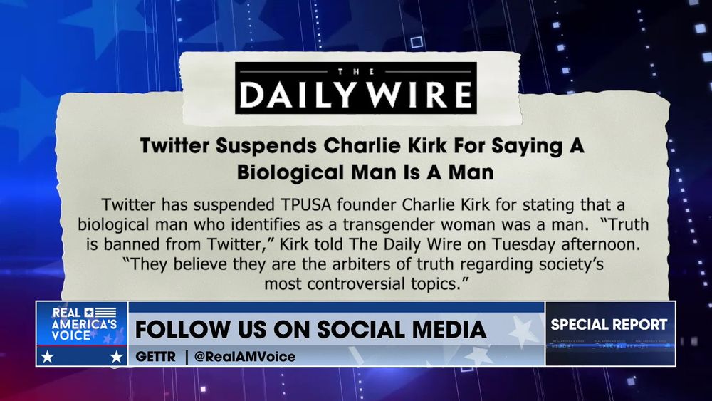 Charlie Kirk Is Suspended From Twitter For Saying A Biological Man Is A Man About Rachel Levine