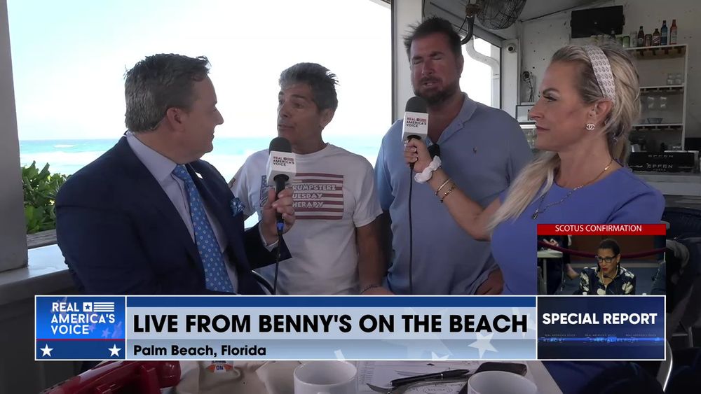 Ralph And Chuck Join This American Sunrise At Benny’s On The Beach