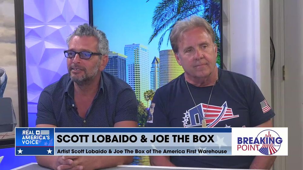 David Zere is Joined By Artist Scott Lobaido and Joe The Box of The America First Warehouse