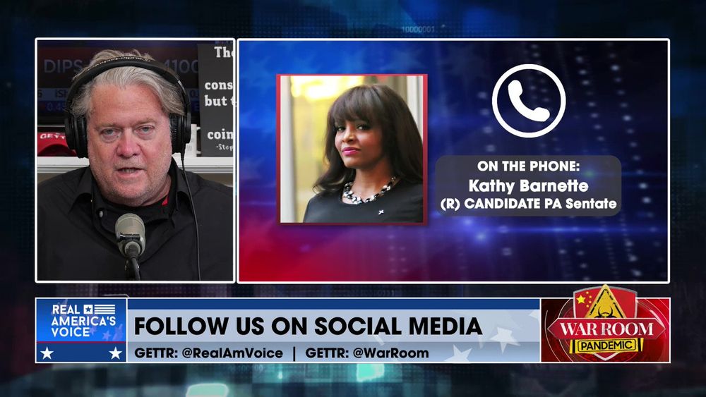 Kathy Barnette joins War Room to reflect on Her Campaign and Fight for Pennsylvania