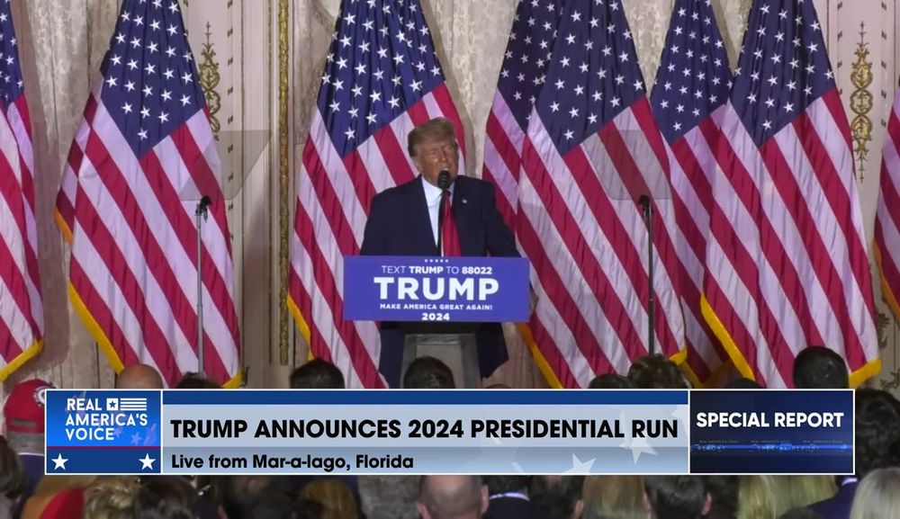 Donald Trump Announces 2024 Presidential Run